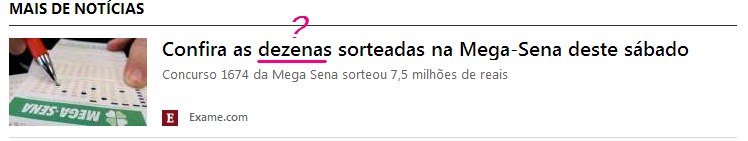 Dezenas ou numeros?